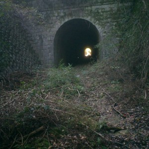 朝熊山ケーブルカー跡