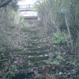 朝熊山ケーブルカー跡