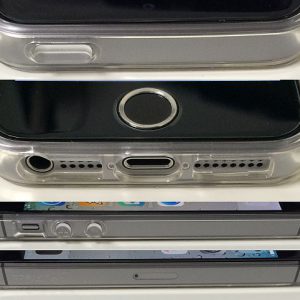 JETech iPhone SE 5 5s ケース 衝撃吸収バンパー アンチスクラッチ クリア